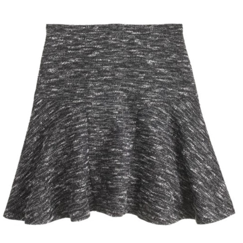 J.Crew Plaza fluted skirt in tweed, size 4
